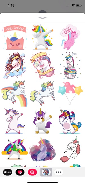 Colourful Unicorn Stickers(圖4)-速報App