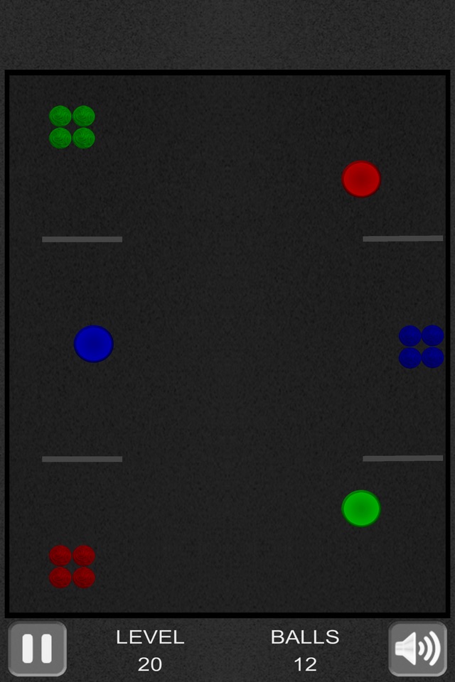 Colored balls and holes screenshot 2