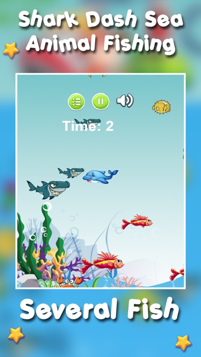 Shark Dash Sea Animal Fishing screenshot 2