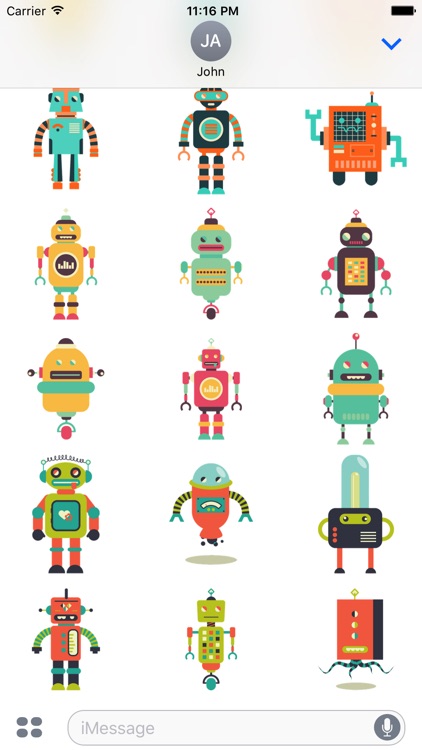 Robot Cute Stickers