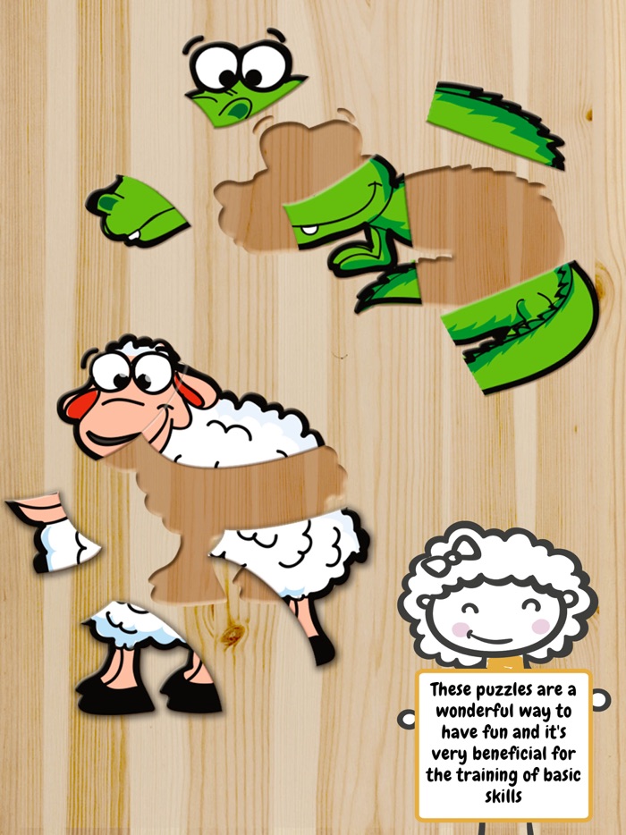 Animal Wooden Puzzle Blocks