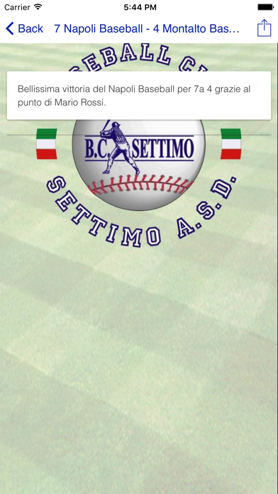 BC Settimo Baseball screenshot 2