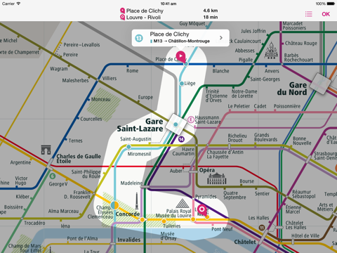 Paris Rail Map Lite screenshot 3