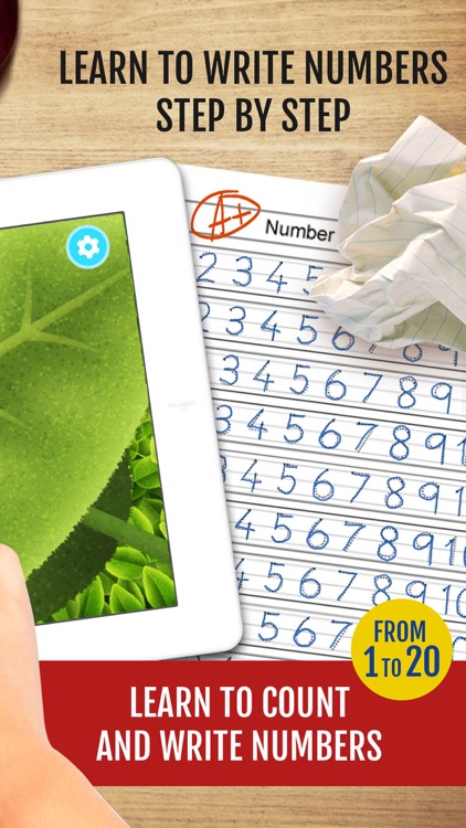 Yum-Yum Numbers: counting and tracing 123 for kids