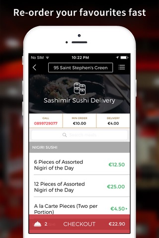 Sashimir Sushi Delivery Dublin screenshot 3
