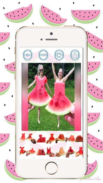 Watermelon Dress insta challenge stickers screenshot 3