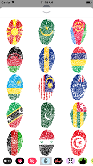 Fingerprint Flags Sticker Pack(圖8)-速報App