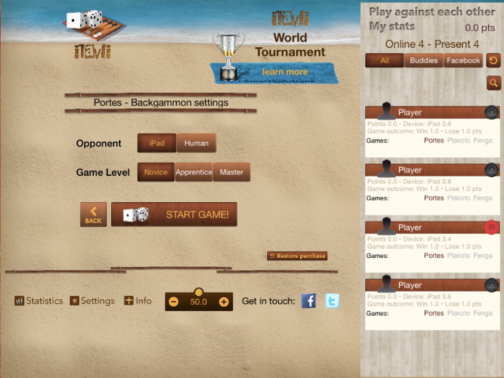 iTavli-Best backgammon game screenshot 2
