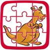 Jigsaw Kangaroo Puzzle Cartoon