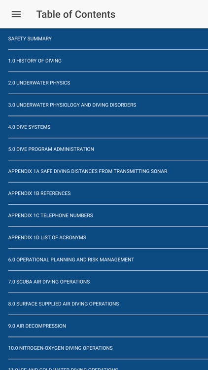 US Navy Dive Manual/Calculator