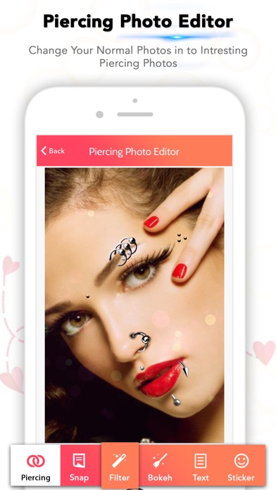 Piercing Photo Booth screenshot 2