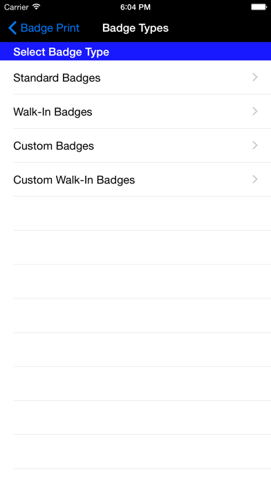 How to cancel & delete Badge Print from iphone & ipad 2