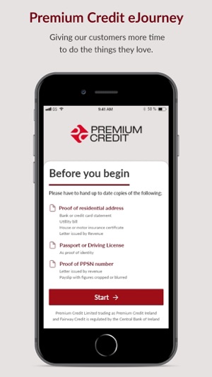 Premium Credit - eJourney