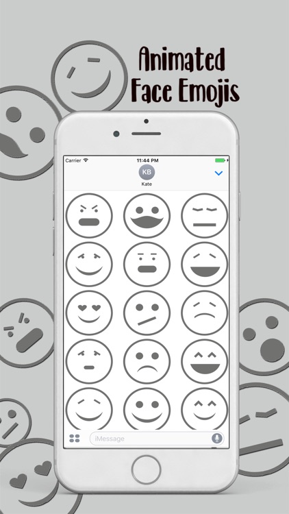 Animated Face Emojis Stickers