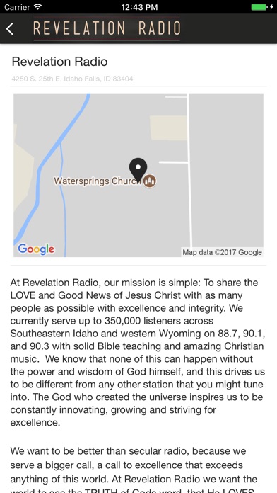 Revelation Radio screenshot 2