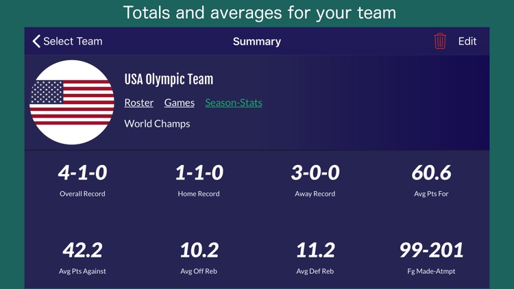 Easy Stats for Basketball screenshot-3