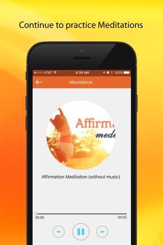 Abundance: A Meditation App screenshot 4