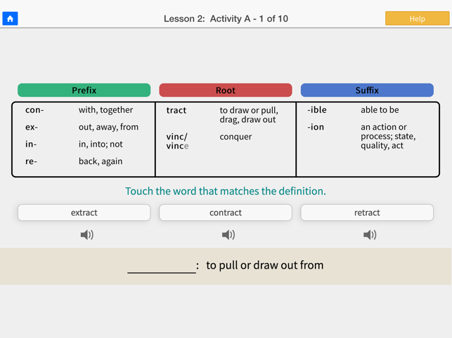 Word Roots Level 1 Lite(圖2)-速報App