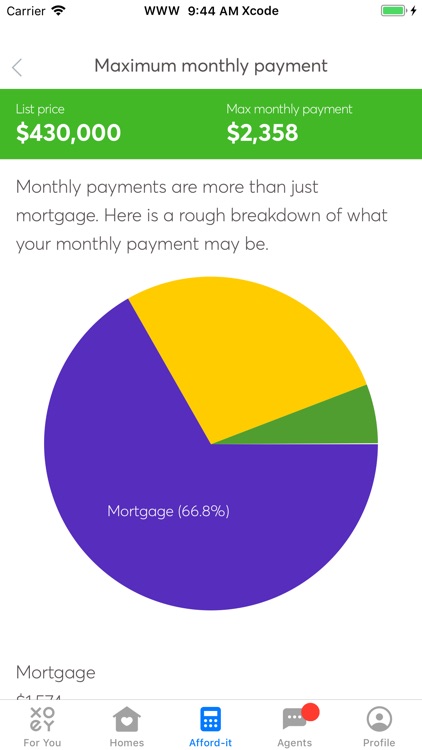 XOEY – Home & Agent Finder App