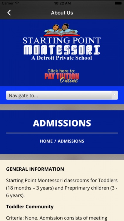 Starting Point Montessori