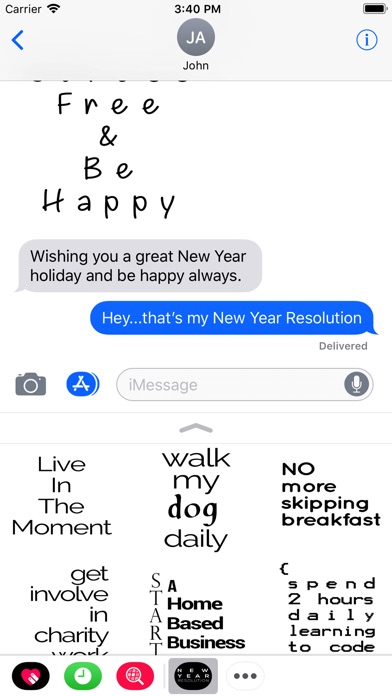 New Year's Season Resolutions screenshot 3