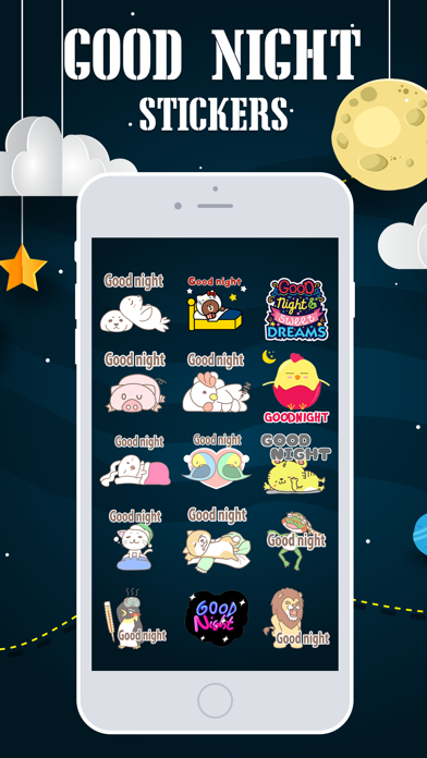 Good Night Emojis screenshot 2