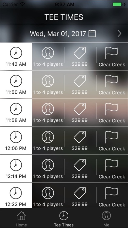 Clear Creek Golf Tee Times