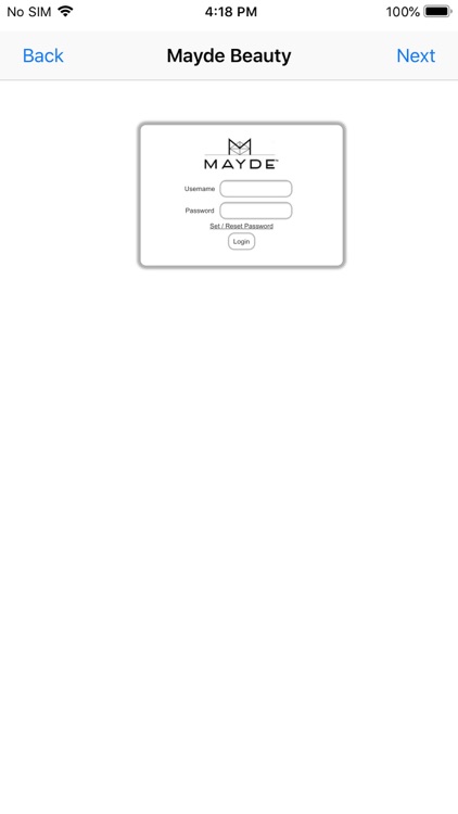 Mayde Beauty Customer App