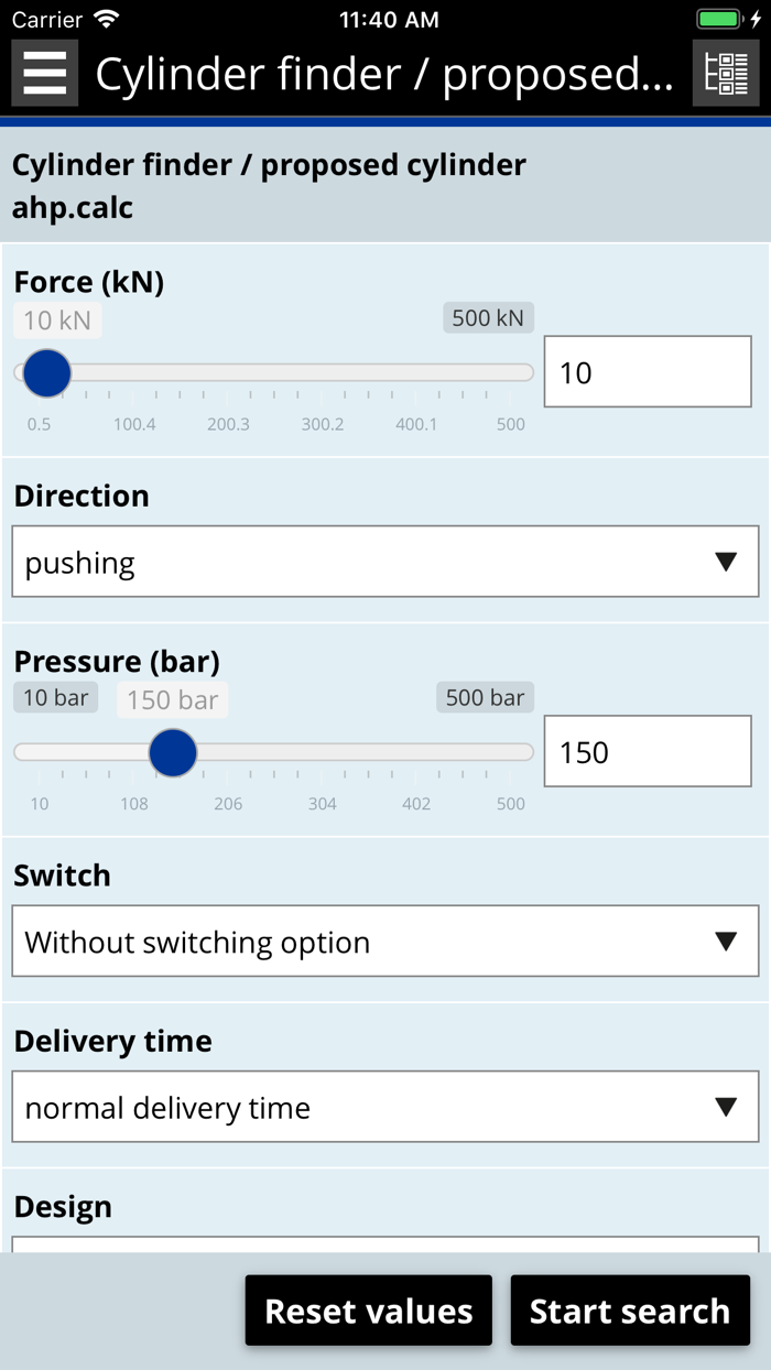 Hydraulics calculator