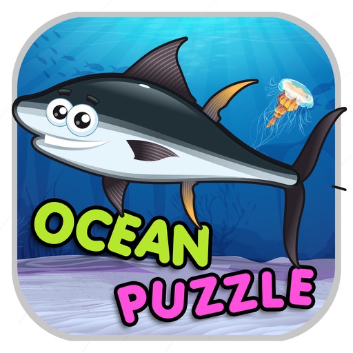 Ocean Animal Puzzle Flash Card