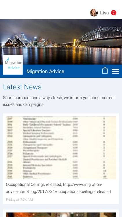 Migration Advice