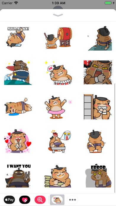 Stickers CatHeroSumo Animated screenshot 3