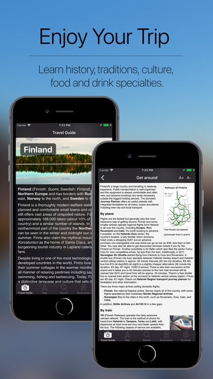 Finland Offline Travel Map