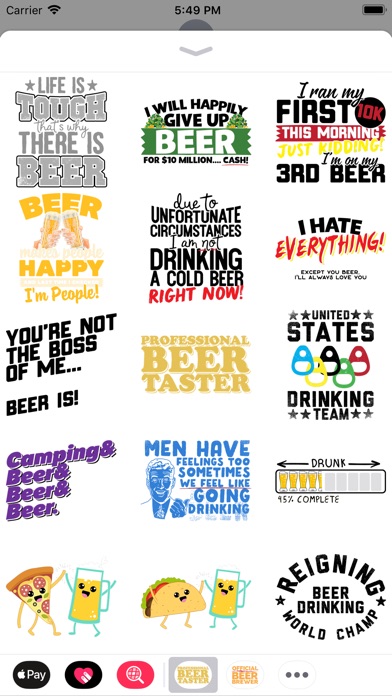 Funny Beer Stickers screenshot 2