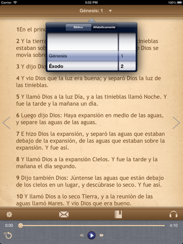 La Biblia Católica con audiobook para iPad screenshot 4