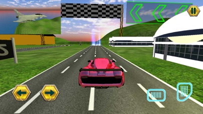 Jet Plane Vs Car Racing 3D screenshot 4