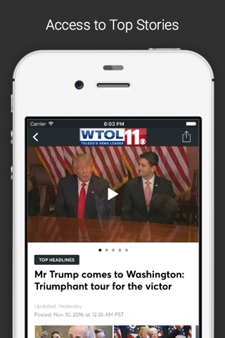 WTOL 11 News screenshot 2