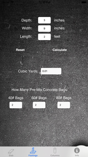 Concrete Calc Mobile Lite(圖2)-速報App