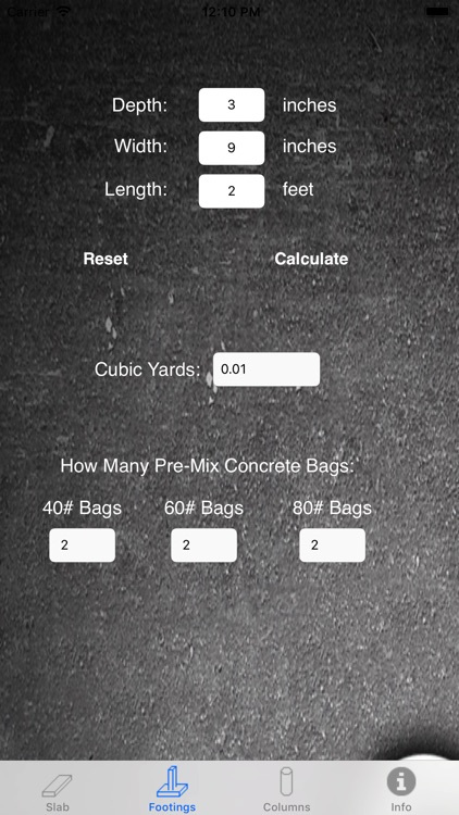 Concrete Calc Mobile Lite