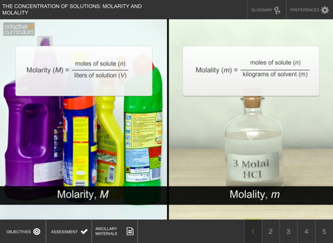 Molarity and Molality screenshot 2