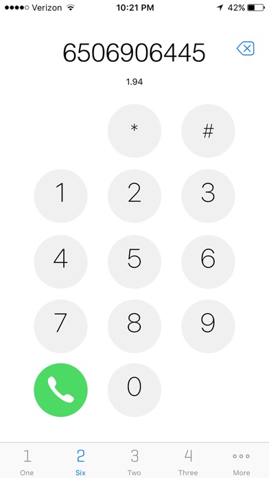 Dial-Pad UX screenshot 4