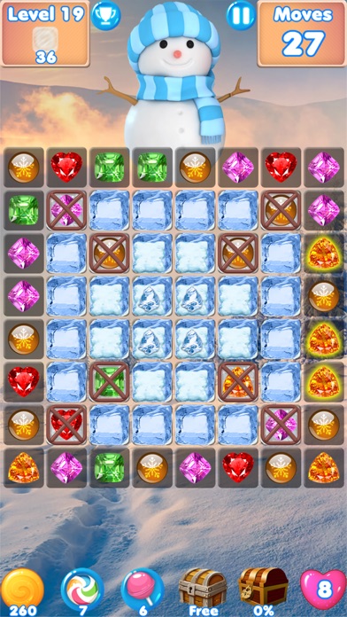 Snowman Swap - Christmas games screenshot 4