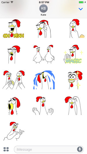 Chicken Bro 10 Sticker Pack(圖3)-速報App