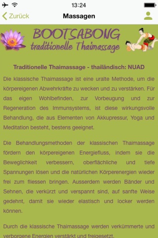 BOOTSABONG trad. Thaimassage screenshot 2