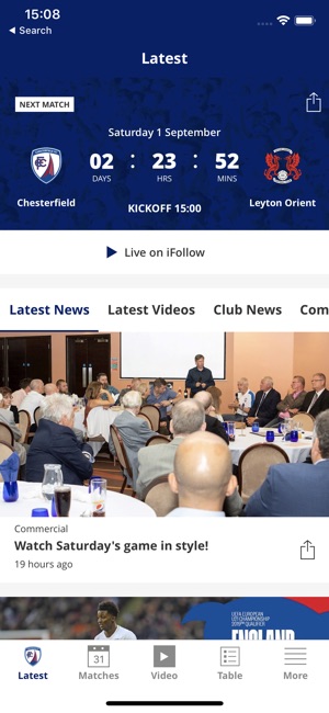 Chesterfield Official App