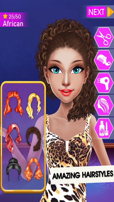 World Stars Hairstyles DressUp screenshot 4