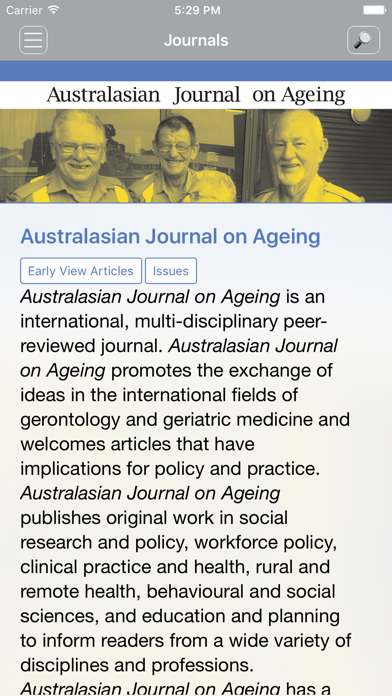 How to cancel & delete Australasian Journal on Ageing from iphone & ipad 2