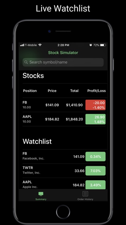 StockMarketSim-Stock Simulator