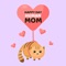 I Love Mother's Day Stickers