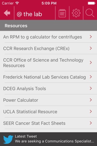 NCI @ NIH FYI screenshot 4